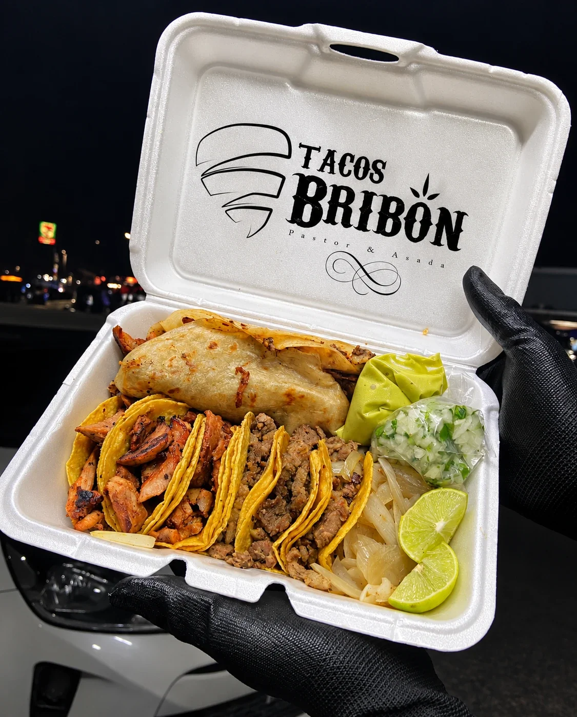 Tacos Bribón — pieza principal del proyecto